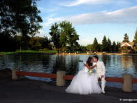 Cupertino Wedding Photography & Videography, casual photos at a park by De Anza College