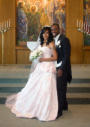 Oakland Church Wedding Photography - Couple at Altar 012