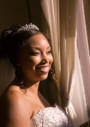 San Jose Wedding Photography - Bride at window before ceremony 08